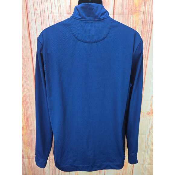 Vineyard Vines Mens Performance Quarter Zip Pullover Medium Blue - Picture 2 of 8